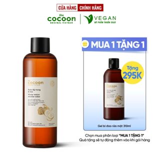 Nước tẩy trang bí đao Cocoon 500ml dành cho da dầu, da mụn - Vegan mỹ phẩm thuần chay