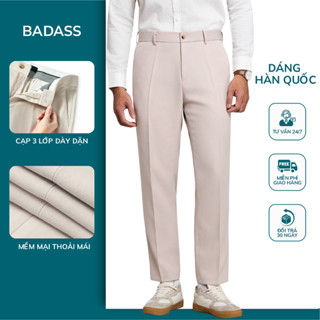 Quần Âu Nam BADASS Dày Dặn, Ống Đứng Hàn Quốc Lịch Sự, Trẻ Trung - QACOL420
