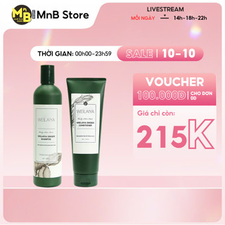 Cặp Dầu Gội Đầu Và Dầu Xả Tóc Thảo Dược Weilaiya Gừng Trắng Ngừa Gàu Ngăn Rụng Và Kích Thích Mọc Tóc