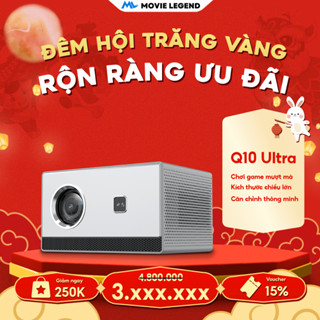    CHÍNH HÃNG   Máy Chiếu Q10 Ultra Mini Full HD - Máy Chiếu Movie Legend - Hỗ Trợ 4K Có loa Sub Bass 