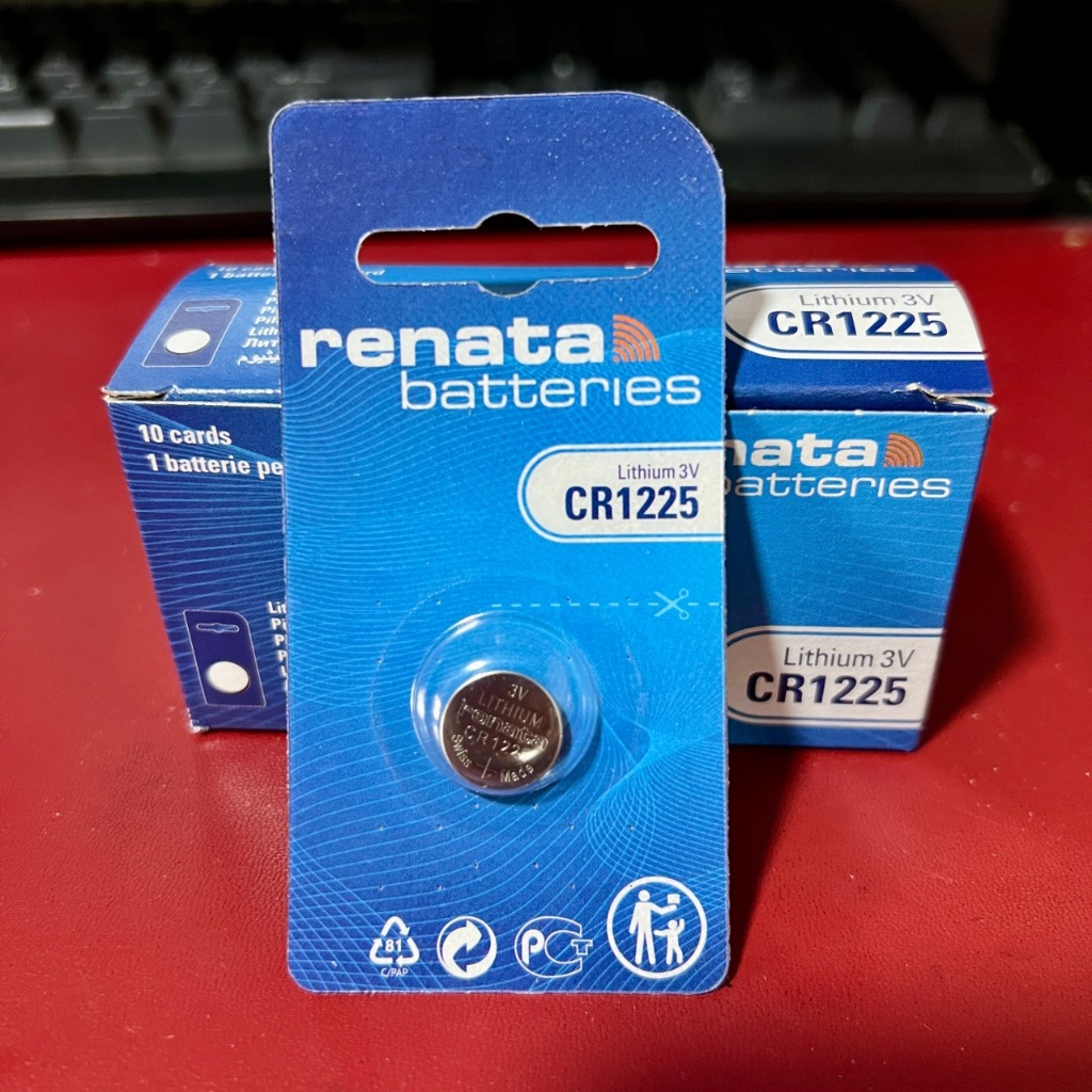 Pin CR1225 Renata Thụy Sĩ Cho Các Thiết Bị Điện Tử, Máy Đo, Gia Dụng