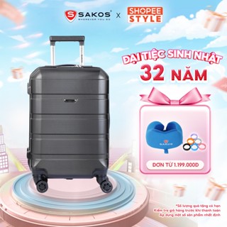 Vali Kéo Nhựa Du Lịch SAKOS  AVENIR Z22 - Size S (20inch)/ Xách Tay (Cabin) - Khóa TSA - Nhựa PC