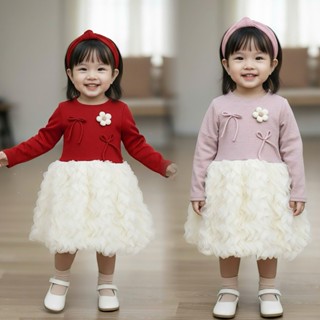 [ 8-30kg] Váy Công Chúa Dài Tay Mềm Mại- Váy Công Chúa Dễ Thương Cho Bé