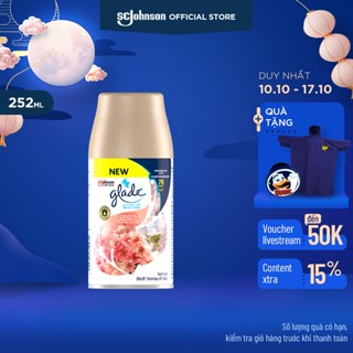 GLADE Lõi Xịt Thơm Phòng Tự Động Hương Hoa Anh Đào Và Hoa Súng 252ml