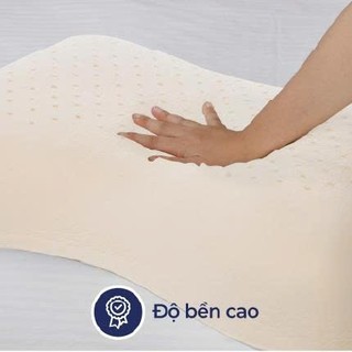 Gối nằm cao su thiên nhiên Peanut -Nâng đỡ êm ái, hạn chế trơn trợt.