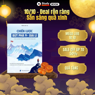 Sách Chiến lược bứt phá 9+ Địa lí ôn thi cấu trúc chương trình mới QANDA Books
