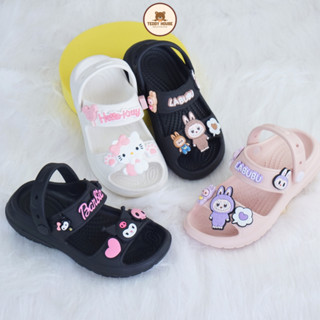 Dép Quai Hậu Sandal Cho Bé Gái TeddyHouse Xăng Đan Bánh Mì Kuromi Melody cinamoroll TD37