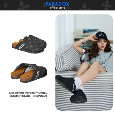 Dép sandal kín mũi LABEL BOSTON CLOG jeans PARADOX DE5P0601