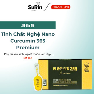   HÀNG CTY TEM PHỤ  Tinh Chất Nghệ Nano Curcumin 365 Premium Hàn Quốc 32 Tép Hỗ Trợ Thải Độc Và Tăng Cường Chức Năng Gan 
