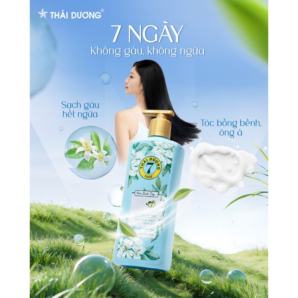 [Live Combo] Mua Dầu gội Thái Dương 7 Gold Hoa Bưởi Tây 500ml Kèm quà tặng | BigBuy360 - bigbuy360.vn
