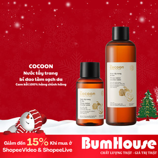  Nước Tẩy Trang Cocoon Winter Melon Bí Đao Làm Sạch Da Và Giảm Dầu 140ml 500ml 