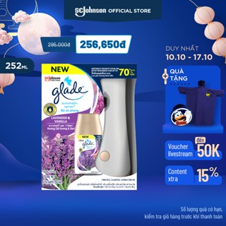 GLADE Bộ Máy & Lõi Xịt Thơm Phòng Tự Động Hương Lavender 252ml