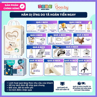 (QUÀ MỚI NHẤT THÁNG 10)Tã Bỉm Gooby Hàn Quốc Cao Cấp size dán/quần NB70/S56/M46/L56/XL52/XXL48 cho bé từ 6kg-24kg