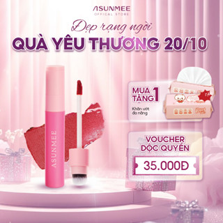 Son Kem Lì ASUNMEE Chính Hãng 2 Đầu Cọ – Chất Son Mỏng Nhẹ, Lì Mịn, Lâu Trôi, Bền Màu Cả Ngày
