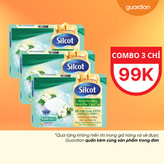 Combo 3 Bông Tẩy Trang Cao Cấp Premium Silcot Hộp 66 Miếng