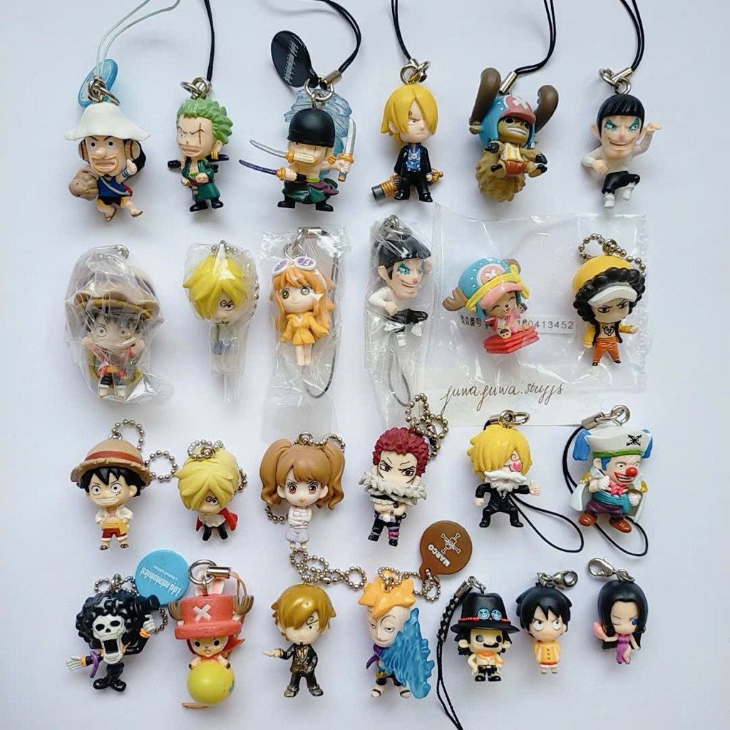 [ ONE PIECE ] Móc khoá, dây đeo mô hình one piece các nhân vật, mini figure