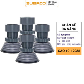Chân Đế Máy Giặt COMCOM Chất Liệu Nhựa Cao Su Chống Rung, Kê Cao Và Bảo Vệ Chân Kê Máy Giặt Tủ Lạnh