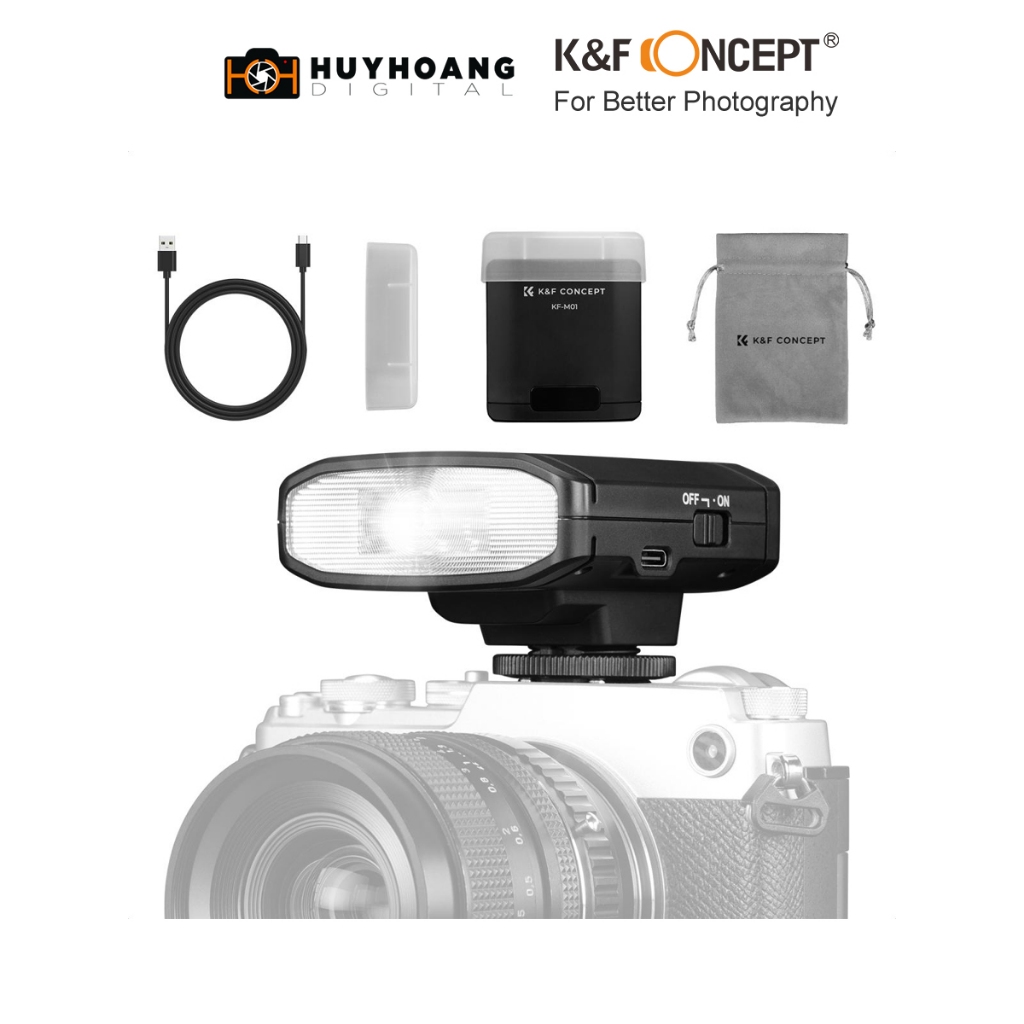 Đèn Flash Mini K&F CONCEPT KF-M01 | Hàng chính hãng KF22.016