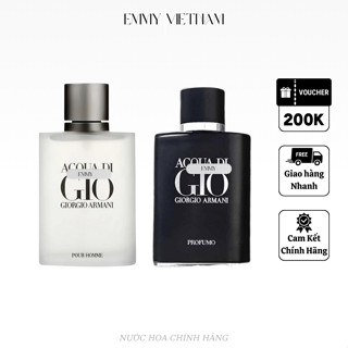 Nước Hoa Nam Acqua Di Giò Trắng, Giò Đen EDT 100ml hương thơm sang trọng | Full Box | Emmy