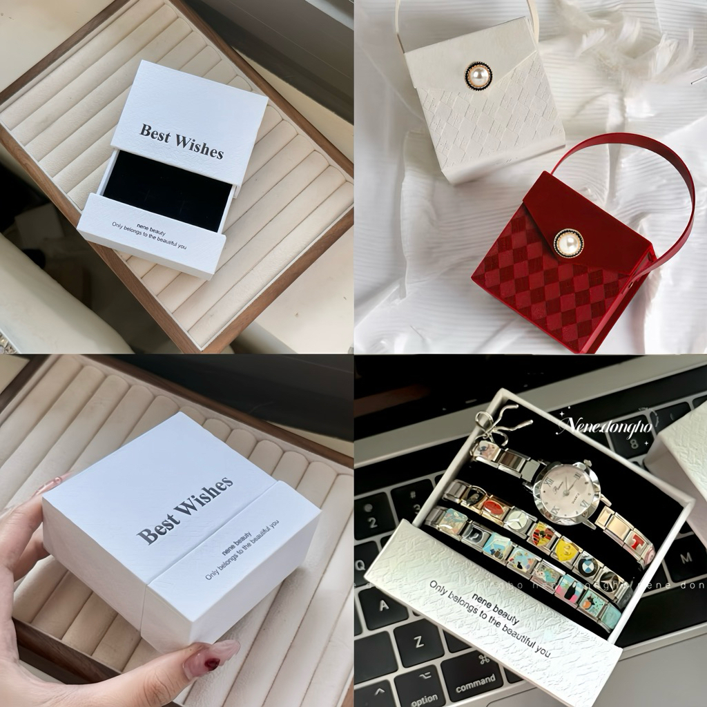 HỘP đựng đồng hồ và vòng (KHÔNG BAO GỒM VÒNG, KHÔNG ĐỒNG HỒ)