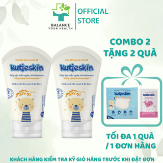 Combo 2 Kem bôi dịu da cho bé Kutieskin 30g