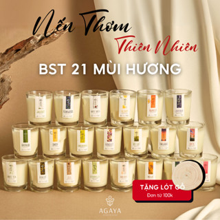 Nến Thơm Phòng Mini AGAYA Nến Thơm Quà Tặng Giúp Thư Giãn Và Ngủ Ngon, Phù Hợp Diện Tích Nhỏ Nến Thơm CANDLE CUP