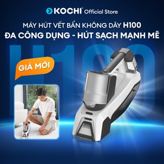 Máy Giặt Hút Vết Bẩn KOCHI H100 - Không Dây - 8000Pa - Làm Sạch Thảm, Nệm, Sofa  - Sạc Type-C - Pin 2000 MAH