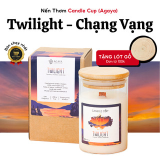  Nến Thơm AGAYA Nến Thơm Phòng Tinh Dầu Thiên Nhiên Candle Cup Agaya | Mùi TWILIGHT 