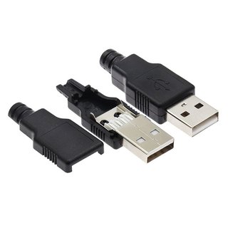 Đầu Jack Cổng USB A Đực 4P + Vỏ
