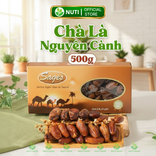 【HÀNG CAO CẤP Chà Là Nguyên Cành Sages Deglet Nour Israel Ngon Nhất 500g –Dẻo Tự Nhiên Không Đường Ngọt Thanh Healthy 