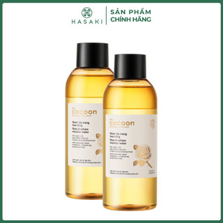  Combo 2 Nước Tẩy Trang Cocoon Hoa Hồng Cấp Ẩm Da 310ml Rose Bi-Phase Micellar Water Hasaki Sản Phẩm Chính Hãng 
