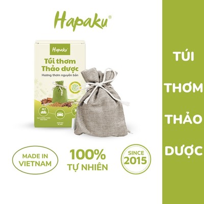 Túi Thơm Treo Xe Ô Tô HAPAKU Thảo Dược 70g, Khử Mùi Nhà Bếp, Tủ Lạnh, Nhà Vệ Sinh, Thư Giãn