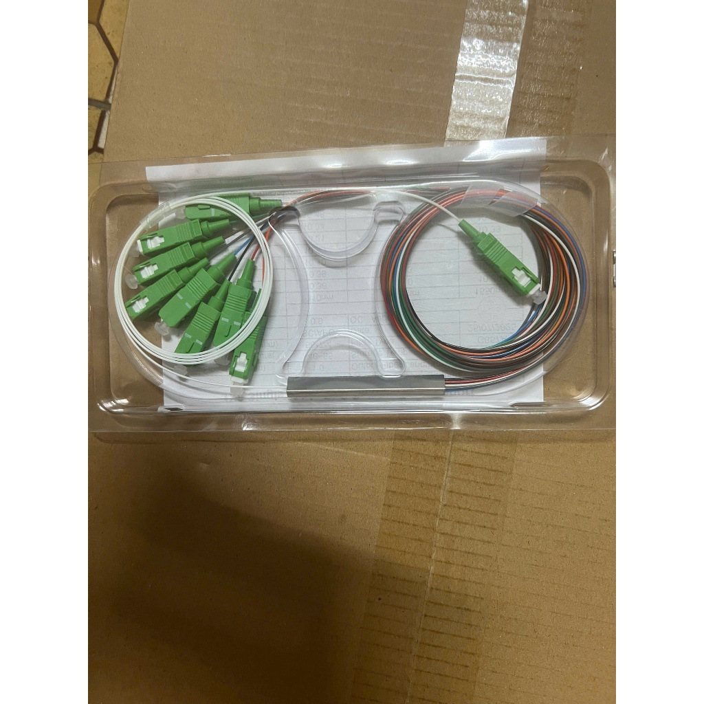 Bộ chia quang PLC 1x8 Splitter SC APC (Mẫu Viettel)