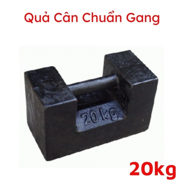 Quả cân tạ chuẩn 20kg - Chất Liệu Gang