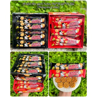 Hộp 30 gói mỳ tôm viên cay gà khè lửa mỳ tôm ăn sống vị gà cay Thái Lan 20g dạng viên