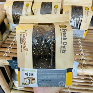  Bánh Mì Nguyên cám Mè Đen  Nướng mỗi ngày  Ăn Kiêng Healthy 270g- CHIÊNG FOOD 