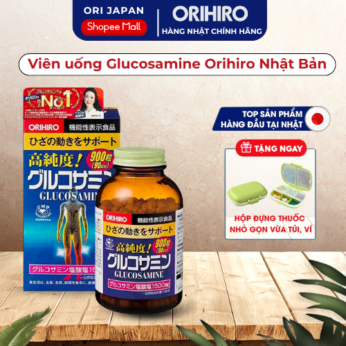  Viên Uống Bổ Sung Glucosamine ORIHIRO Nhật Bản Giảm Đau Xương Khớp 