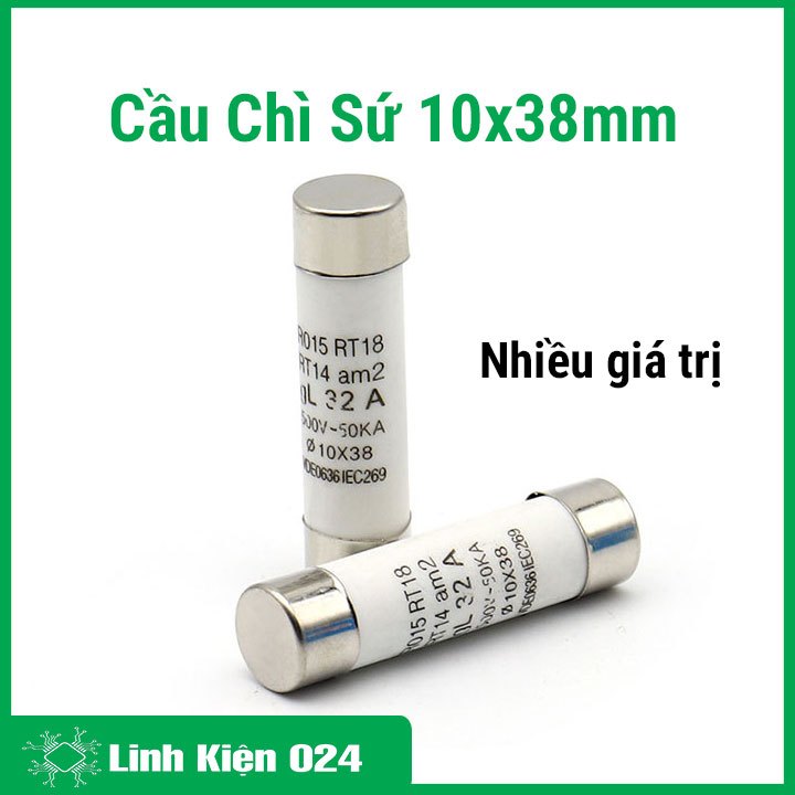 Cầu Chì Sứ 10x38mm 500V