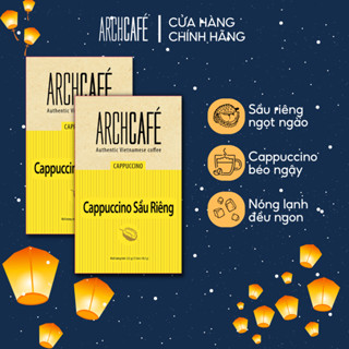 Combo 2 Cappuccino Sầu Riêng Cà phê hoà tan (Hộp 12 gói x 18.5g)