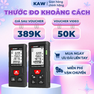  Thước Đo Khoảng Cách Bằng Tia Laser KAW SNDWAY 40-100M - Độ Chính Xác Cao,Nhỏ Gọn Bảo Hành 12 Tháng 