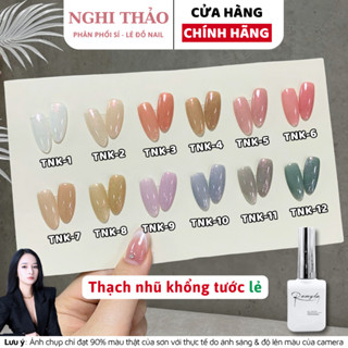 Sơn gel thạch nhũ khổng tước lẻ màu RAMYLA Nghi Thảo Nails
