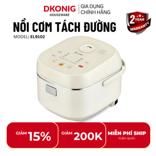  Nồi cơm điện Engler EL9102 dung tích 2L chế độ nấu tách đường an toàn lòng nồi inox 15 chế độ nấu 