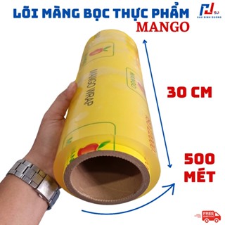 [MUA LẺ GIÁ SỈ] Cuộn lõi 500mét Màng bọc thực phẩm MANGO