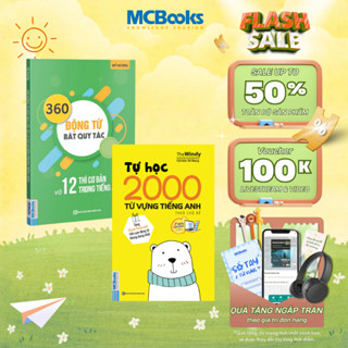 Sách - Combo 2000 từ Tiếng Anh + 360 Động Từ Bất Quy Tắc Và 12 Thì Tiếng Anh Cơ Bản