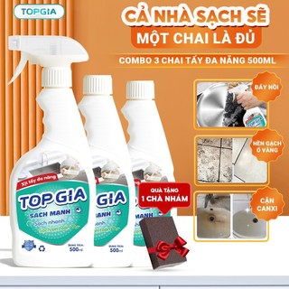  Tẩy đa năng TopGia xịt tẩy sạch dầu mỡ lâu ngày tẩy mọi vết bẩn cứng đầu hiệu quả chai 500ml 