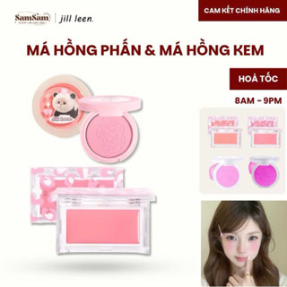   HOẢ TỐC 8AM - 21PM  Má Hồng JILL LEEN Meow Velvet Cheek Blush 