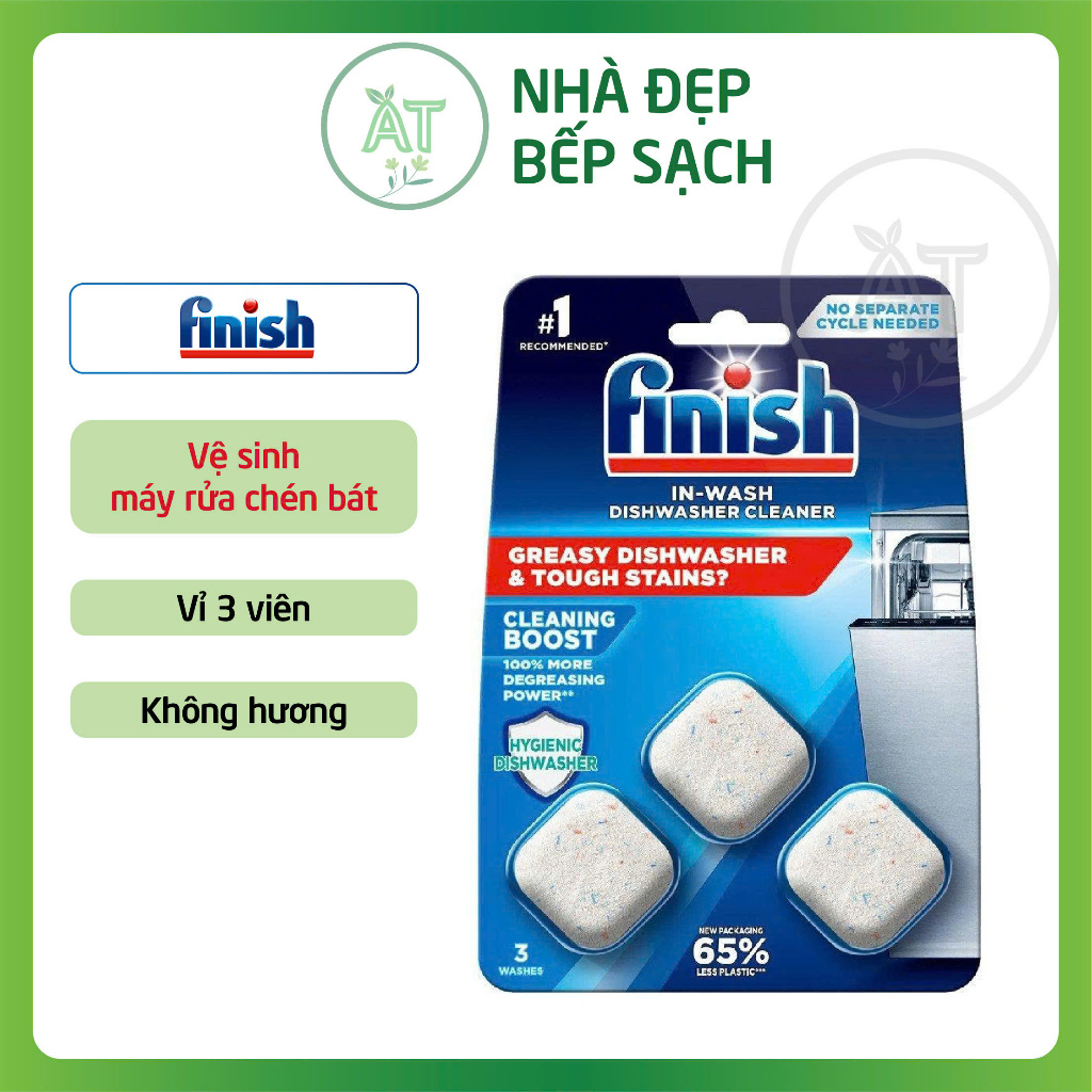 Viên vệ sinh máy rửa chén bát Finish