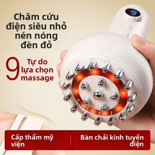 Máy massage giác hơi cầm tay Lescolton, bộ giác hơi cạo gió không dùng lửa, giác hơi cạo gió an toàn