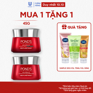 Kem dưỡng ngày đêm Pond's Age Miracle mờ đốm nâu và nếp nhăn với Hexyl-Retinol 45G