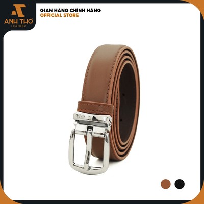 Thắt lưng nữ khoá kim MNKK25-02, da bò nappa bền bỉ, mềm mại, bản dây 2.3cm thời trang, phù hợp nhiều phong cách